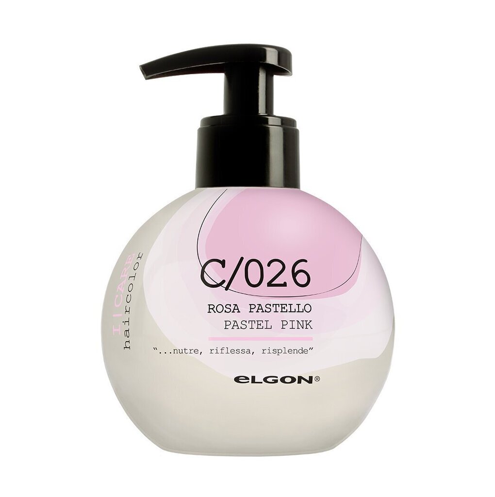 Juuksevärv palsam Elgon I Care Pastel Pink C026 200 ml hind ja info | Juuksepalsamid | kaup24.ee