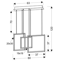 Candellux rippvalgusti Keos hind ja info | Rippvalgustid | kaup24.ee