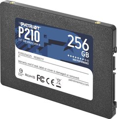 Patriot P210S256G25 цена и информация | Внутренние жёсткие диски (HDD, SSD, Hybrid) | kaup24.ee