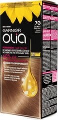 Õlipõhine kauapüsiv juuksevärv ammoniaagivaba Garnier Olia 7G Dark Greige цена и информация | Краска для волос | kaup24.ee