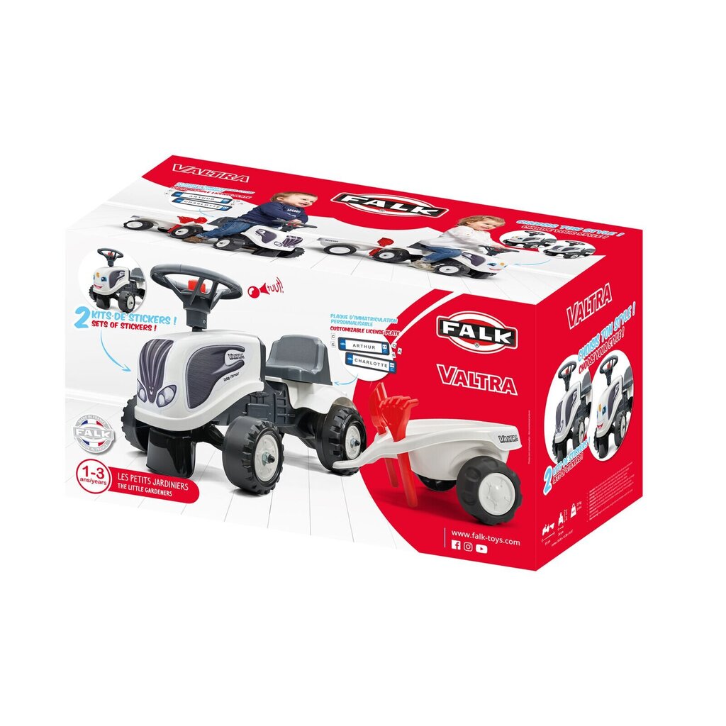 Lükatav traktor käru ja liivakasti mänguasjadega Falk 240C hind ja info | Imikute mänguasjad | kaup24.ee