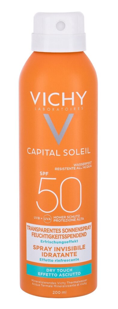Päikesekaitsesprei Vichy Capital Soleil SPF50, 200 ml hind ja info | Päikesekreemid | kaup24.ee