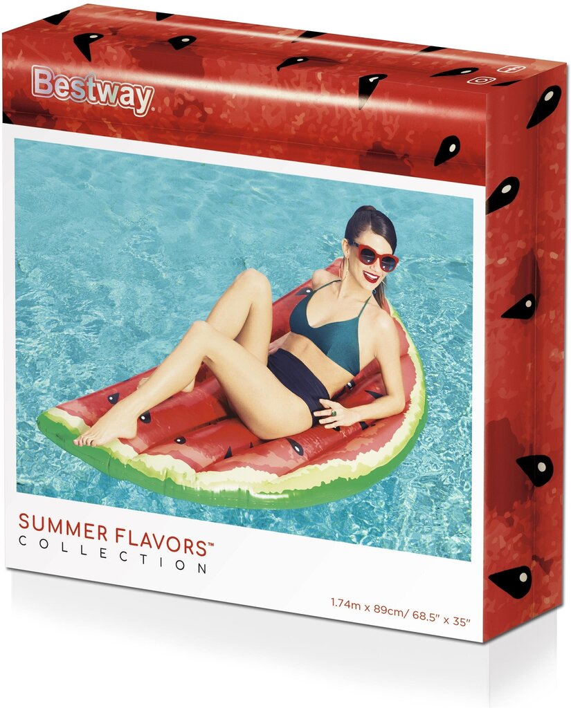 Täispuhutav rannamadrats Bestway Summer Fruit 154x91x23 cm цена и информация | Täispuhutavad veemänguasjad ja ujumistarbed | kaup24.ee