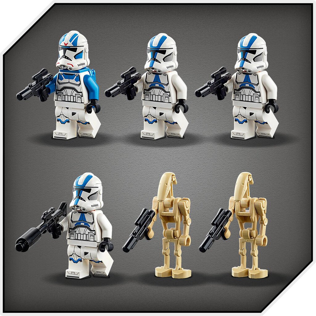 75280 LEGO® Star Wars 501. leegioni kloonisõdurid hind ja info | Klotsid ja konstruktorid | kaup24.ee