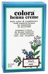 Натуральная краска на основе хны, Colora Henna Powder Black, 60 мл цена и информация | Краска для волос | kaup24.ee