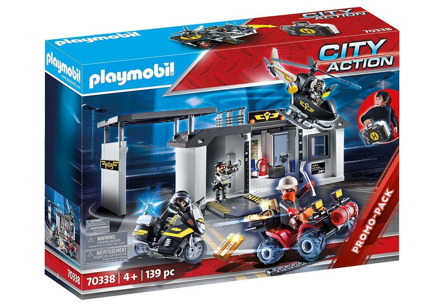 70338 PLAYMOBIL® City Action Eriüksuste kaasaskantav peakorter цена и информация | Klotsid ja konstruktorid | kaup24.ee