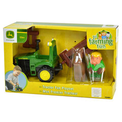 Komplekt traktoriga John Deere First Little Farm, 43067A1 цена и информация | Игрушки для малышей | kaup24.ee