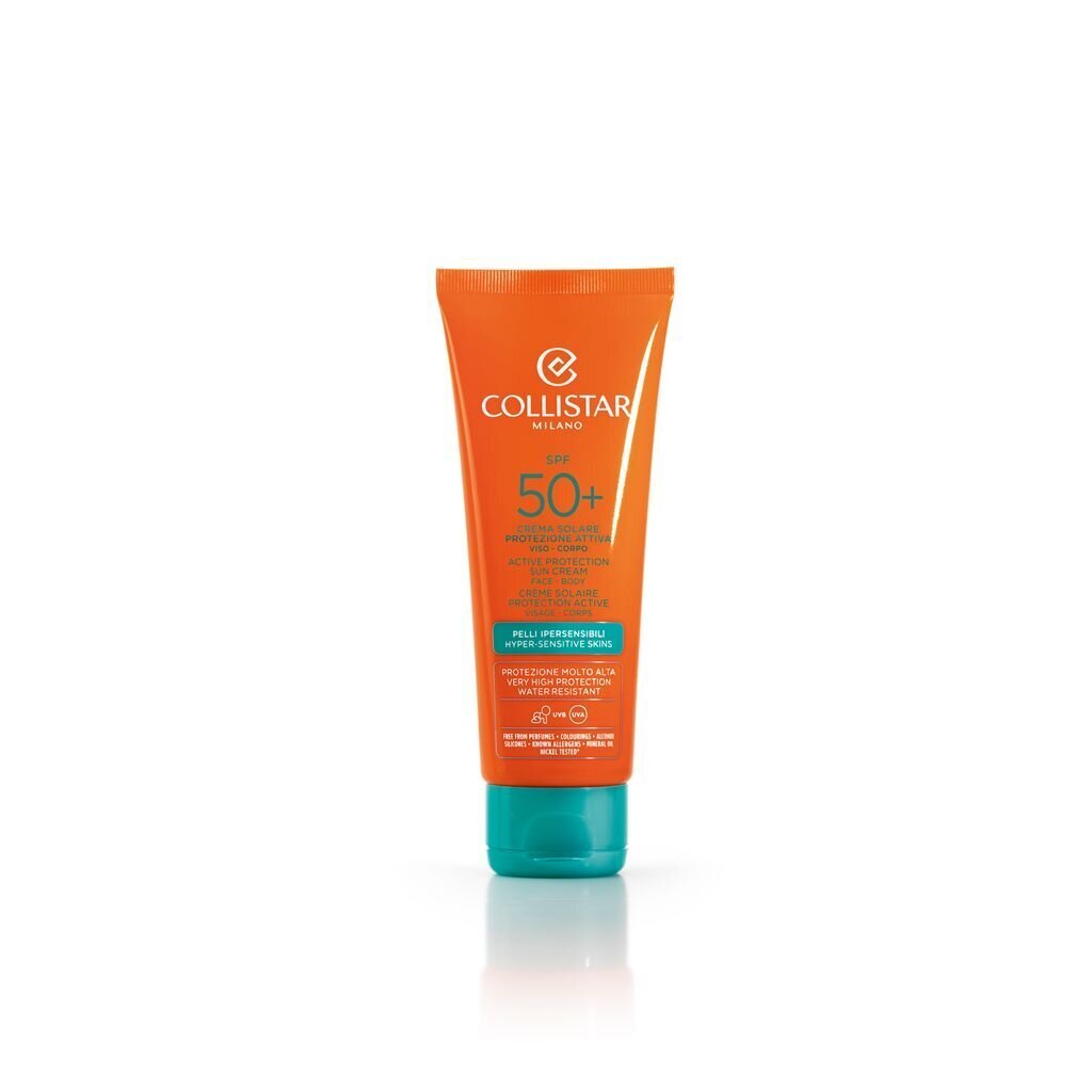 Päikesekaitsekreem Collistar Active Protection SPF50 100 ml hind ja info | Päikesekreemid | kaup24.ee