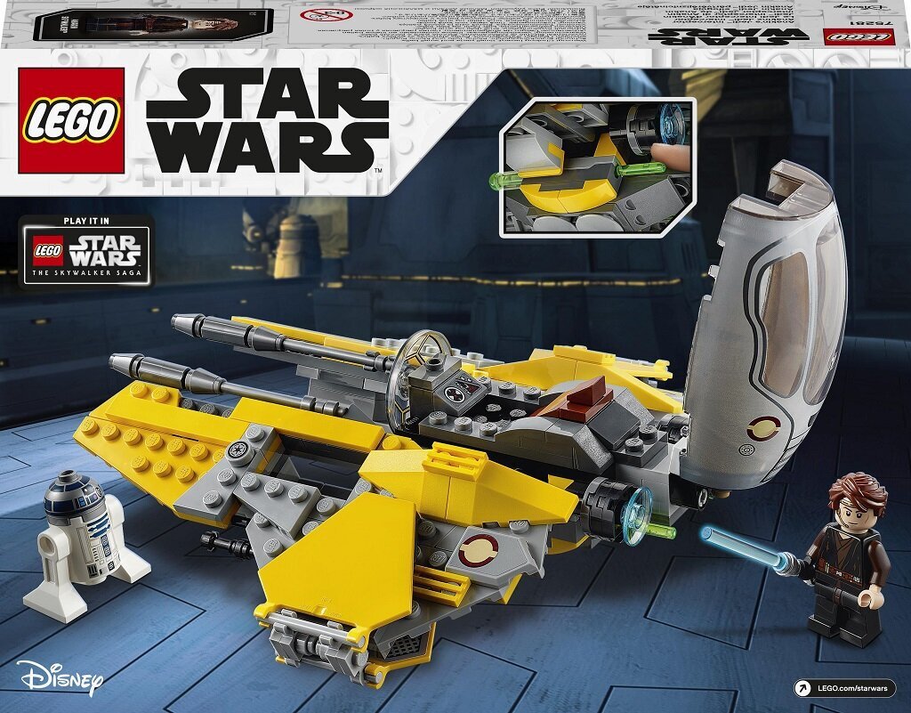 75281 LEGO® Star Wars Anakini Jedi võitleja hind ja info | Klotsid ja konstruktorid | kaup24.ee