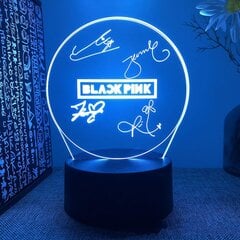 Blackpink Illusion Lamp 3d Night Light з пультам дыстанцыйнага кіравання з 16 колерамі, дэкор пакоя INORCO цена и информация | Светодиодные ленты | kaup24.ee