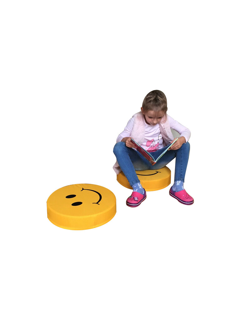 Tumba Wood Garden Smiley Seat Premium, kollane hind ja info | Lastetoa kott-toolid, tugitoolid ja tumbad | kaup24.ee