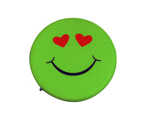 Пуф Wood Garden Smiley Seat Hearts Premium, зеленый цена и информация | Детские диваны, кресла | kaup24.ee