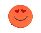 Tumba Wood Garden Smiley Seat Hearts Premium, oranž