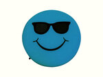 Пуф Wood Garden Smiley Seat Glasses Premium, светло-голубой