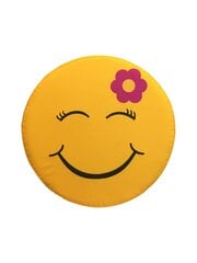 6 tumba komplekt Wood Garden Smiley Seat Flower Premium, kollane hind ja info | Lastetoa kott-toolid, tugitoolid ja tumbad | kaup24.ee