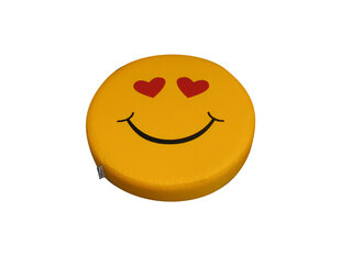 6 tumba komplekt Wood Garden Smiley Seat Hearts Premium, kollane цена и информация | Детские диваны, кресла | kaup24.ee