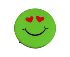 Комплект из 6 пуфов Wood Garden Smiley Seat Hearts Premium, зеленый