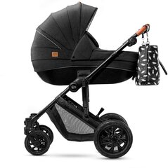 Универсальная коляска Kinderkraft Prime 2in1 + мамина сумка, black цена и информация | Коляски | kaup24.ee