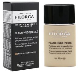 Жидкая тональная основа Filorga Flash-Nude SPF30, 02 Nude Gold, 30 мл цена и информация | Пудры, базы под макияж | kaup24.ee