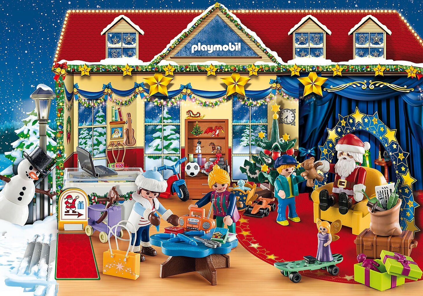 70188 PLAYMOBIL® Advent Calendar Jõulumänguasjade pood hind ja info | Klotsid ja konstruktorid | kaup24.ee