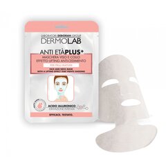 Тканевая маска для лица и шеи Dermolab Anti EtaPlus+ 1 шт цена и информация | Маски для лица, патчи для глаз | kaup24.ee