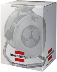 Brennenstuhl kaablitrummel 3G1,5 H05VV-F 4p 25m metall+DSS hind ja info | Pikendusjuhtmed, kaablid | kaup24.ee