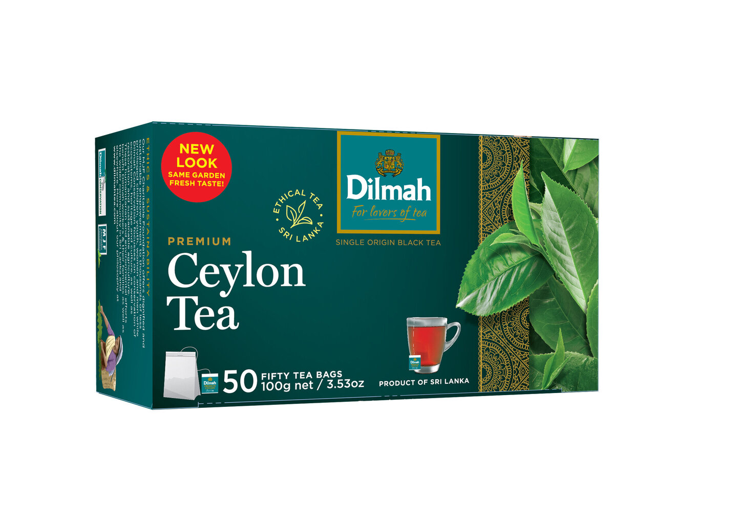Dilmah Premium must tee (pakendites), 100 g hind ja info | Tee | kaup24.ee