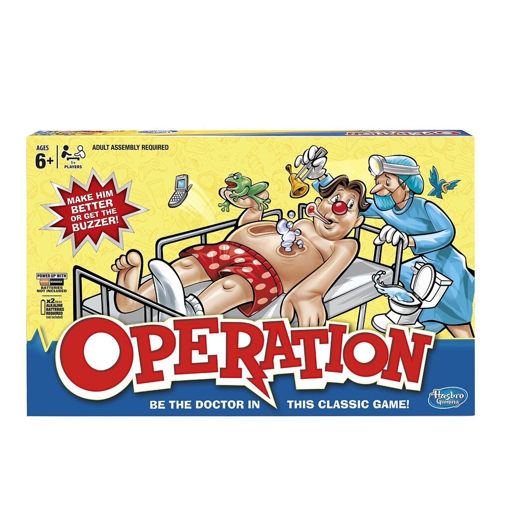 HASBRO Mäng Operation hind ja info | Lauamängud ja mõistatused | kaup24.ee