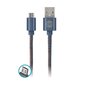 Forever micro USB cable jeans, 1m 2A hind ja info | Mobiiltelefonide kaablid | kaup24.ee