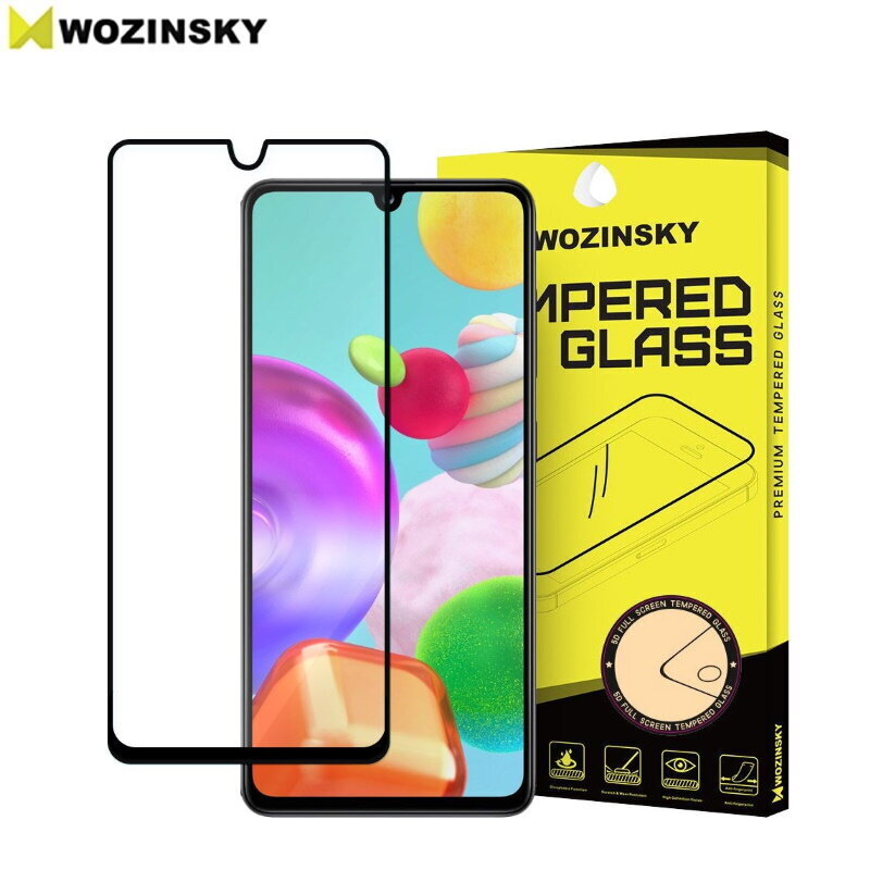 Kaitseklaas Wozinsky Full Screen sobib Samsung Galaxy A41 hind ja info | Ekraani kaitsekiled | kaup24.ee