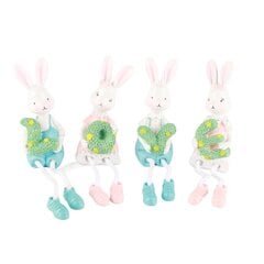 Vaigu rippuvad jalad Doll Home Jänese kaunistused Easter Bunny Decoration hind ja info | Kuuseehted | kaup24.ee