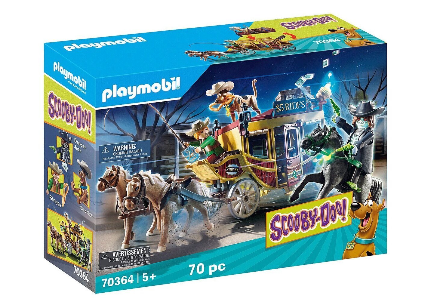 70364 PLAYMOBIL® Scooby-Doo! Приключение на Диком Западе цена | kaup24.ee