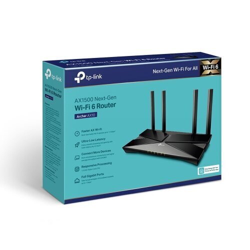 Wireless Router|TP-LINK|Wireless Router|1500 Mbps|IEEE 802.11a|IEEE 802.11 b/g|IEEE 802.11n|IEEE 802.11ac|IEEE 802.11ax|1 WAN|4x hind ja info | Ruuterid | kaup24.ee