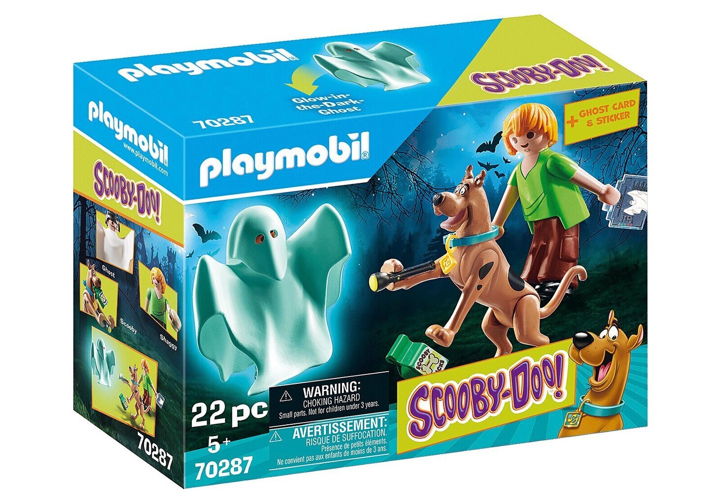 70287 PLAYMOBIL® Scooby-Doo! Scooby, Shaggy ja kummitus цена и информация | Klotsid ja konstruktorid | kaup24.ee