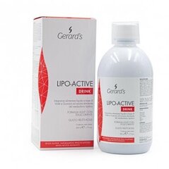 Жиросжигающий активный напиток под названием LIPO-ACTIVE DRINK Gerards, 500 мл цена и информация | Антицеллюлитные кремы, средства для упругости кожи | kaup24.ee