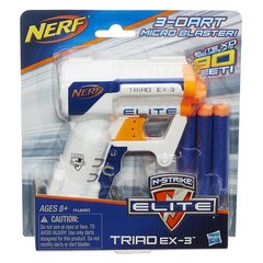 Игрушечная винтовка Nerf Elite Triad Ex3, A1690EU цена и информация | Развивающий мелкую моторику - кинетический песок KeyCraft NV215 (80 г) детям от 3+ лет, бежевый | kaup24.ee