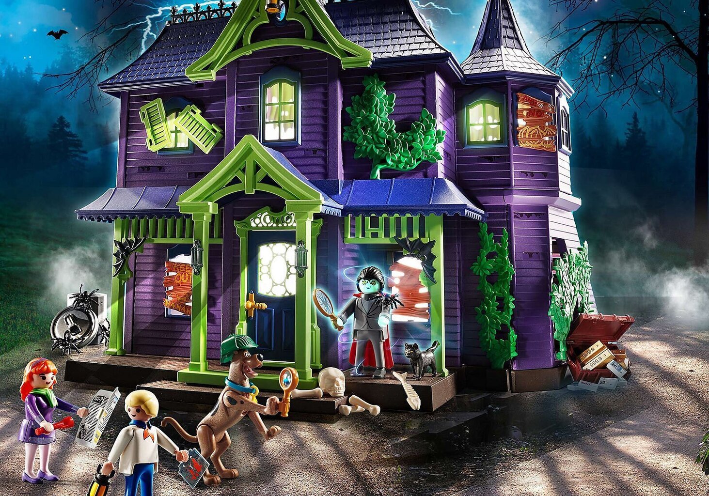 70361 PLAYMOBIL® Scooby-Doo! Seiklus Saladuste mõisas цена и информация | Klotsid ja konstruktorid | kaup24.ee