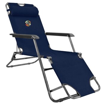 Туристическое кресло-шезлонг Spokey Tampico, синее цена и информация | Шезлонги | kaup24.ee