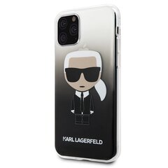 Karl Lagerfeld KLHCN58TRDFKBK iPhone 11 Pro Black Gradient Ikonik Karl цена и информация | Чехлы для телефонов | kaup24.ee