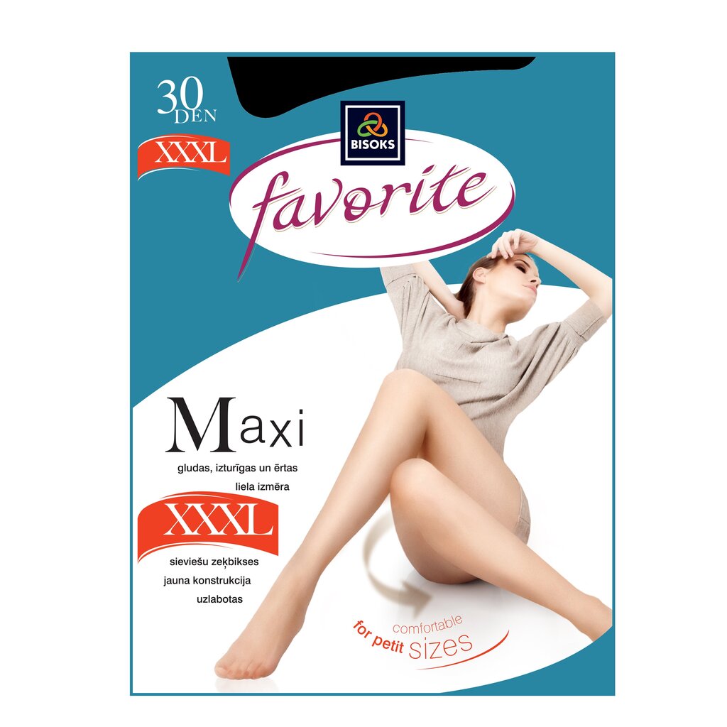 Naiste sukkpüksid Favorite Maxi 30 den 41158 black цена и информация | Sukkpüksid | kaup24.ee