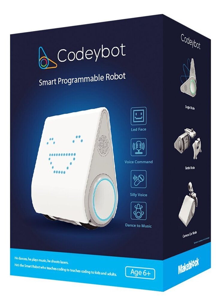 Õpetlik robot CodeyBot Makeblock 99800 hind ja info | Arendavad mänguasjad | kaup24.ee