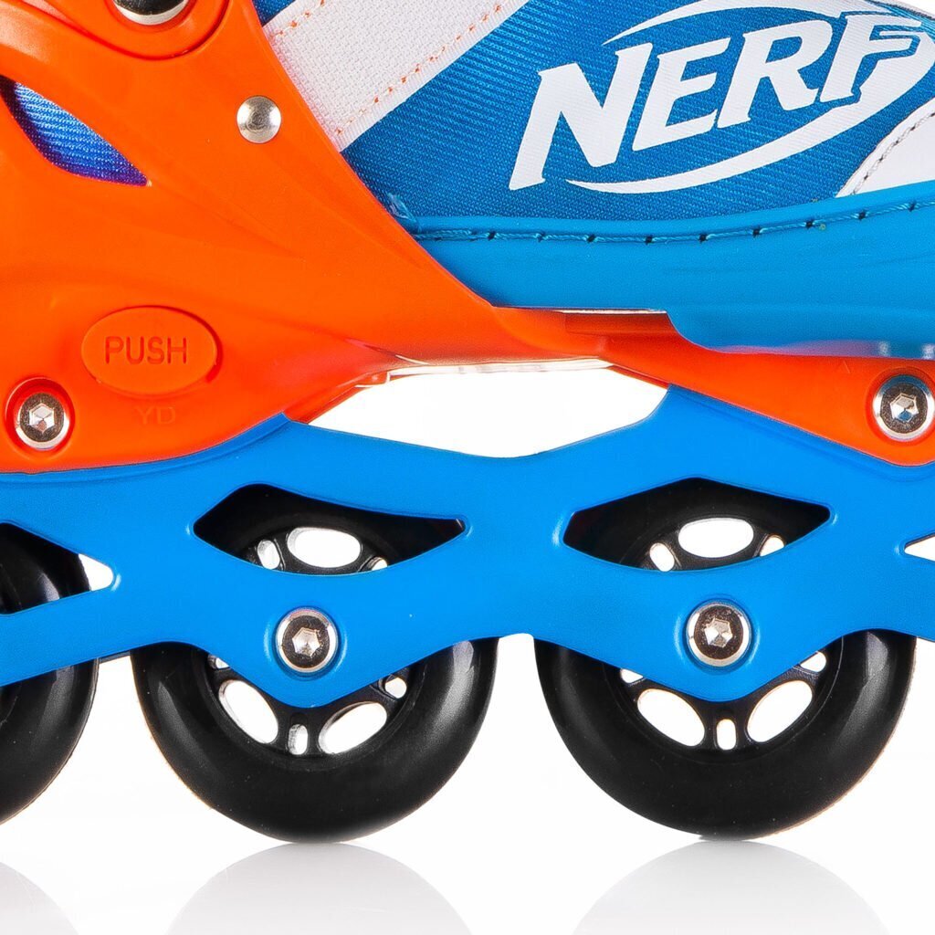 Rulluisud Spokey Hasbro Nerf Strive, sinine / oranž цена и информация | Rulluisud ja tarvikud | kaup24.ee