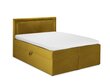 Voodi Mazzini Beds Yucca 140x200 cm, kollane цена и информация | Voodid | kaup24.ee