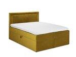 Кровать Mazzini Beds Yucca 180x200 см, желтая