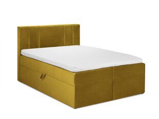 Voodi Mazzini sofas Afra 140x200 cm, kollane цена и информация | Кровати | kaup24.ee
