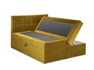 Кровать Mazzini sofas Afra 160x200 см, желтая цена и информация | Кровати | kaup24.ee