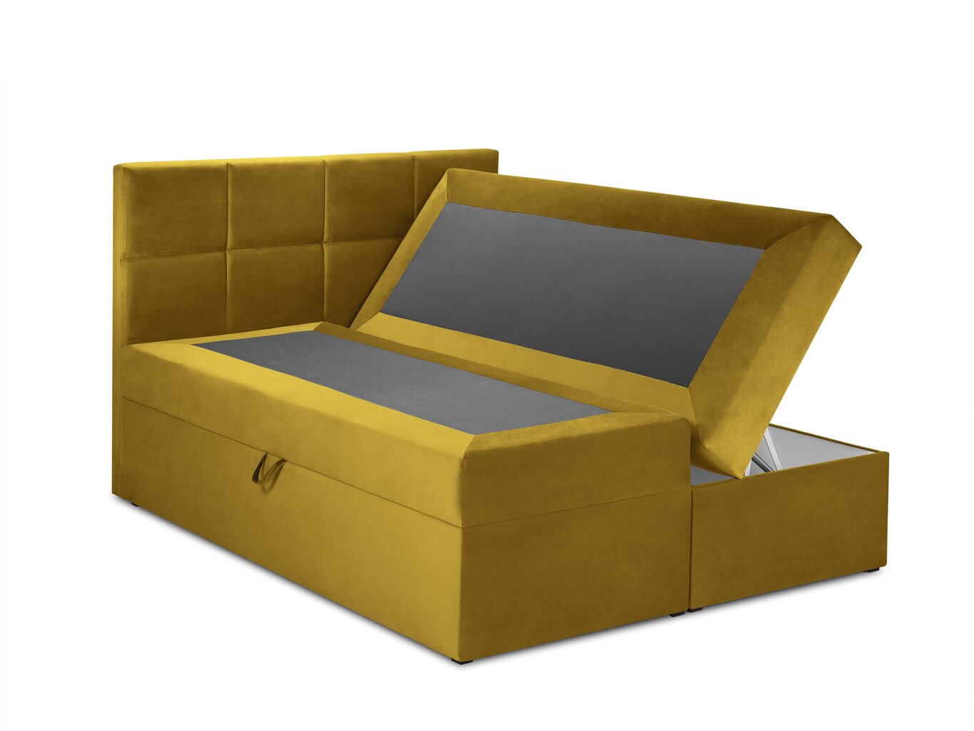 Voodi Mazzini sofas Afra 160x200 cm, kollane цена и информация | Voodid | kaup24.ee