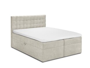 Кровать Mazzini Beds Jade 160x200 см, бежевая цена и информация | Кровати | kaup24.ee