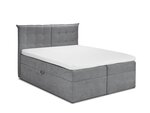 Кровать Mazzini Beds Echaveria 180x200 см, серая