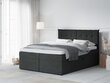 Voodi Mazzini Beds Echaveria 180x200 cm, tumehall цена и информация | Voodid | kaup24.ee